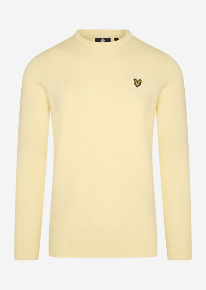 Lyle & Scott Truien  Merino crew jumper - lemon 