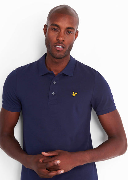 Lyle & Scott Polo's  Slim stretch polo - navy 