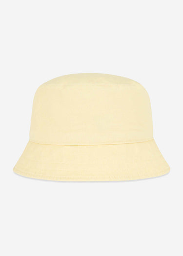 Lyle & Scott Bucket Hats  Reversible check bucket hat - white lemon 