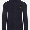 Lyle & Scott Vesten  Knitted zip through - dark navy marl 