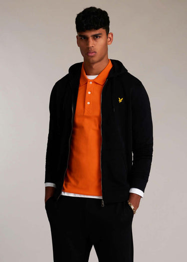 Lyle & Scott Vesten  Zip through hoodie - jet black 