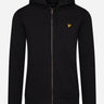 Lyle & Scott Vesten  Zip through hoodie - jet black 