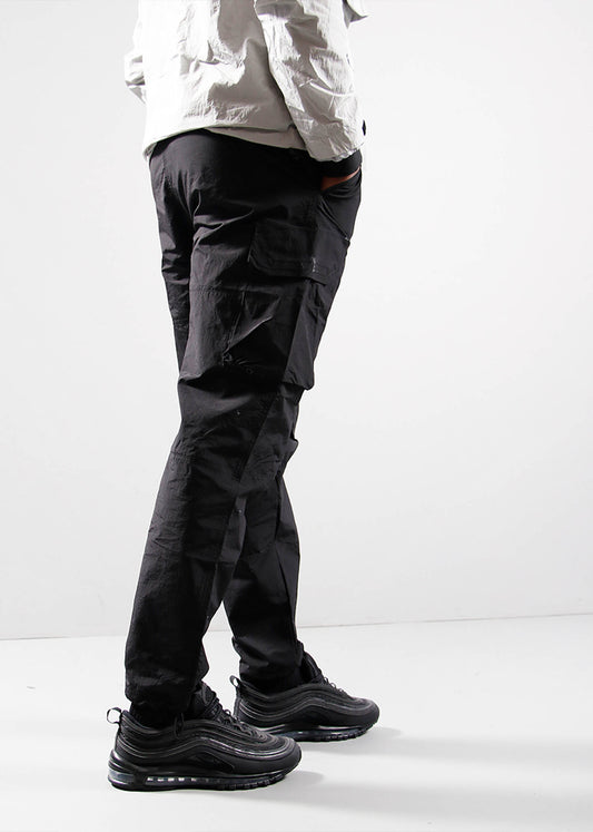 Marshall Artist Broeken  Forte polyamide cargo pant - black 