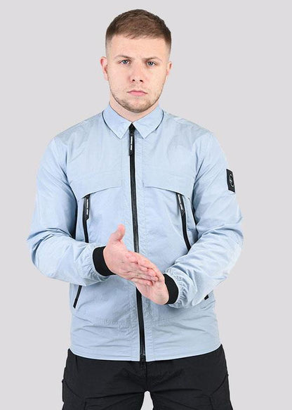 Marshall Artist Overshirts  Molecular kita overshirt - faded sky 