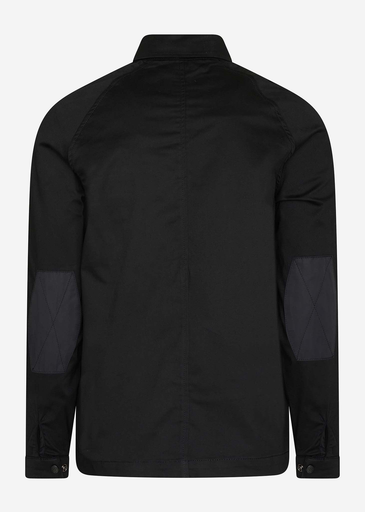 MA.Strum Overshirts  DH two pocket overshirt - jet black 