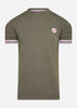 Peaceful Hooligan T-shirts  Tipped t-shirt - khaki 