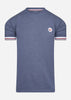 Peaceful Hooligan T-shirts  Tipped t-shirt - navy 