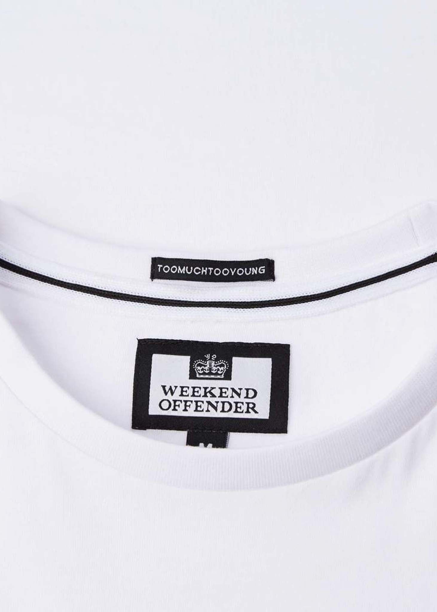 Weekend Offender T-shirts  Spike island tee - white 