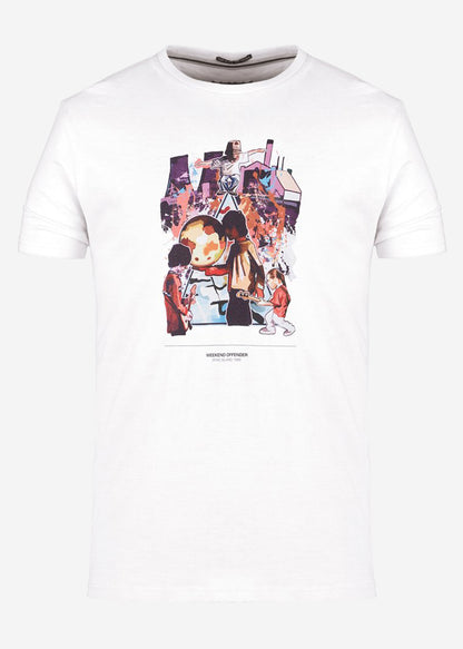 Weekend Offender T-shirts  Spike island tee - white 