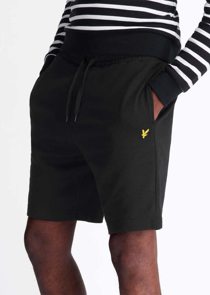 Lyle & Scott Korte Broeken  Sweat short - jet black 