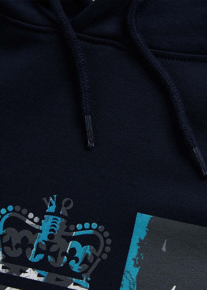 Weekend Offender Hoodies  Saturdays hoodie - navy 