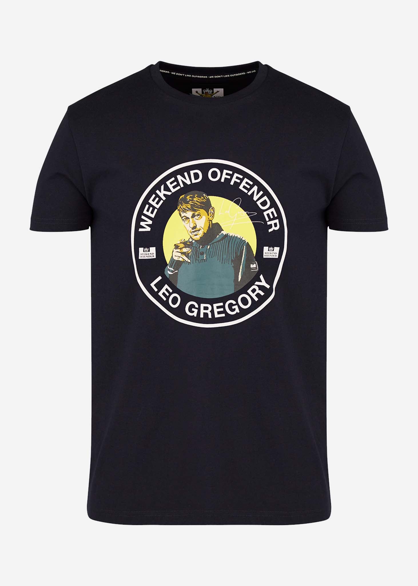 Weekend Offender T-shirts  Leo Gregory special tee - navy 