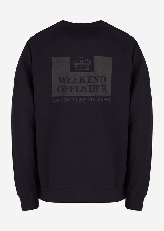 Weekend Offender Truien  Leo Gregory special sweat - navy 