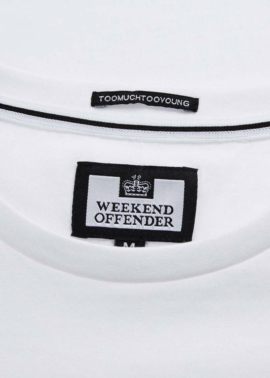 Weekend Offender T-shirts  Saturdays tee - white 