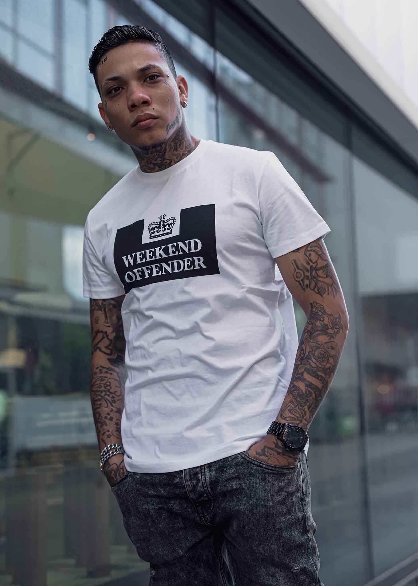 Weekend Offender T-shirts  Prison - white 